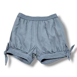 Mo Vint Shorts Size 7-8Y Youth Girls Kids Shorts Gray 100% Tencel Shorts Summer